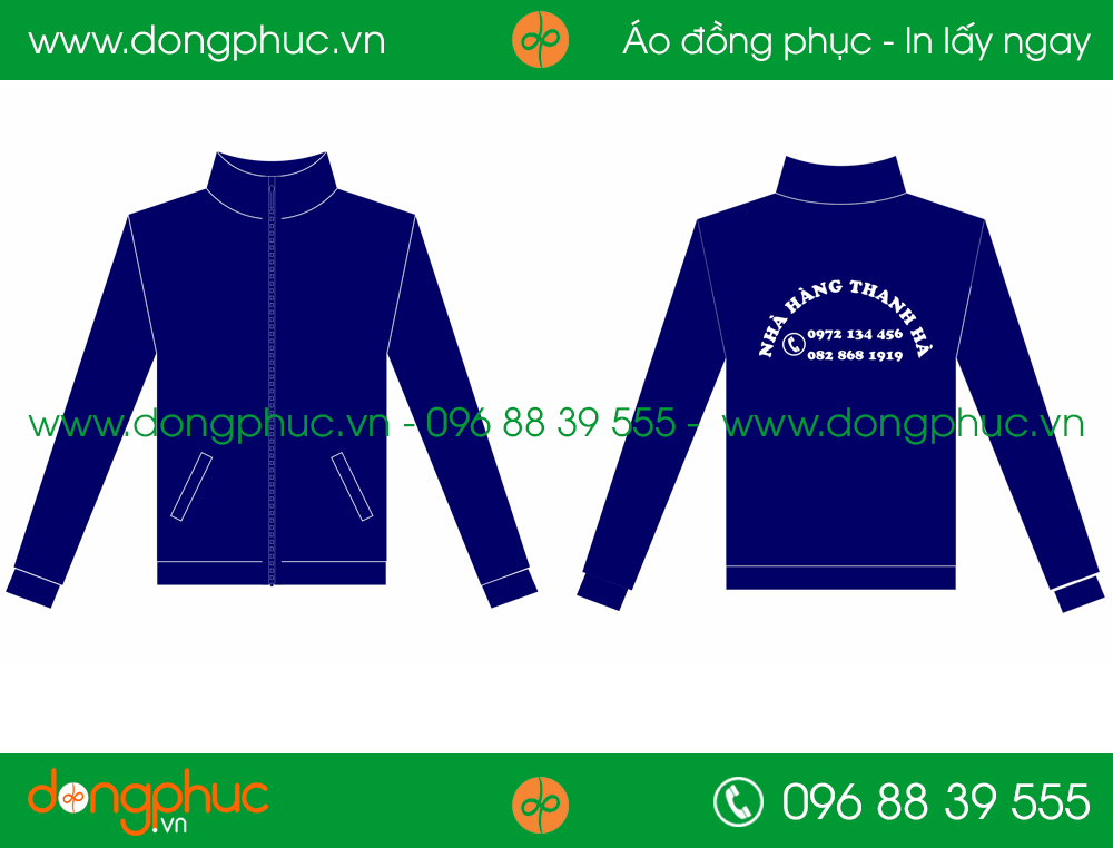 Áo khoác gió đồng phục thanh hà